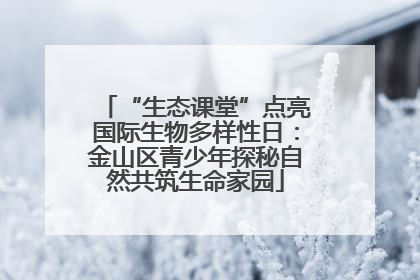 “生态课堂”点亮国际生物多样性日：金山区青少年探秘自然共筑生命家园