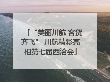 “美丽川航 客货齐飞” 川航精彩亮相第七届西洽会