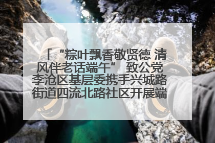 “粽叶飘香敬贤德 清风伴老话端午” 致公党李沧区基层委携手兴城路街道四流北路社区开展端午节主题活动