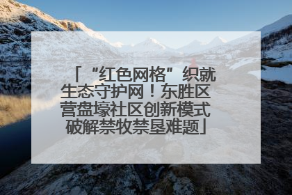 “红色网格”织就生态守护网！东胜区营盘壕社区创新模式破解禁牧禁垦难题