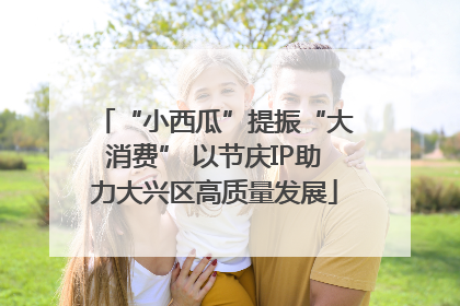 “小西瓜”提振“大消费” 以节庆IP助力大兴区高质量发展