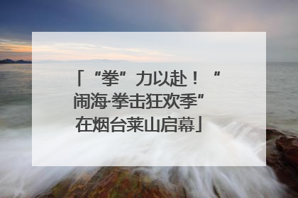 “拳”力以赴！“闹海·拳击狂欢季”在烟台莱山启幕