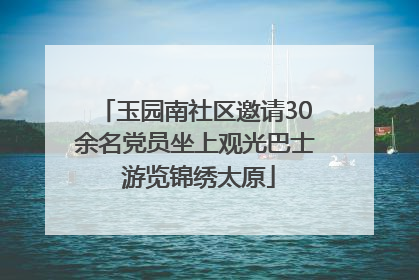 玉园南社区邀请30余名党员坐上观光巴士 游览锦绣太原