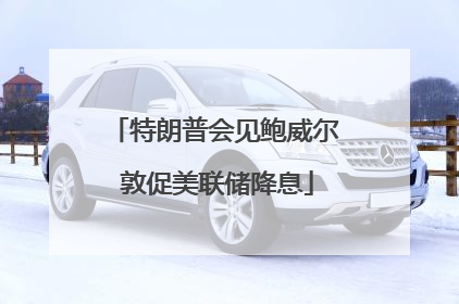 特朗普会见鲍威尔 敦促美联储降息