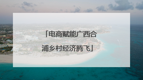 电商赋能广西合浦乡村经济腾飞
