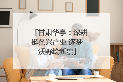 甘肃华亭：深耕链条兴产业 逐梦沃野绘新景