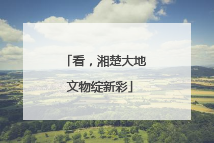 看，湘楚大地文物绽新彩