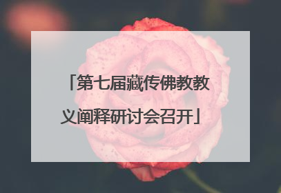 第七届藏传佛教教义阐释研讨会召开