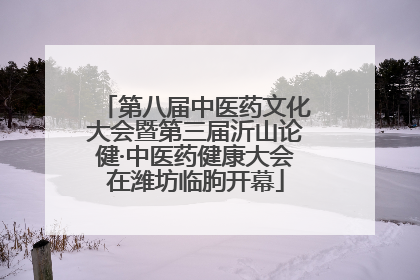 第八届中医药文化大会暨第三届沂山论健·中医药健康大会在潍坊临朐开幕