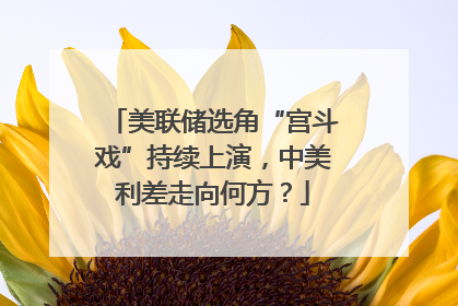 美联储选角“宫斗戏”持续上演，中美利差走向何方？