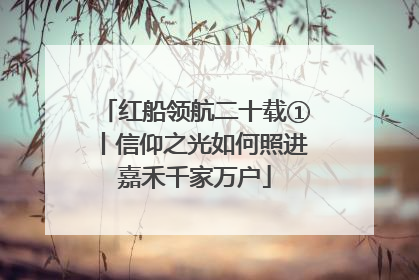 红船领航二十载①丨信仰之光如何照进嘉禾千家万户