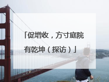 促增收，方寸庭院有乾坤（探访）
