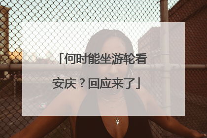 何时能坐游轮看安庆？回应来了