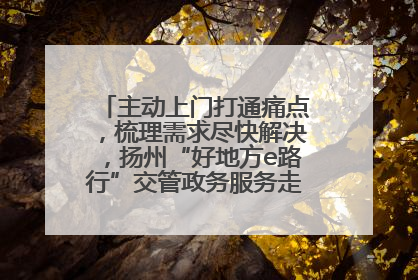 主动上门打通痛点，梳理需求尽快解决，扬州“好地方e路行”交管政务服务走进规上企业