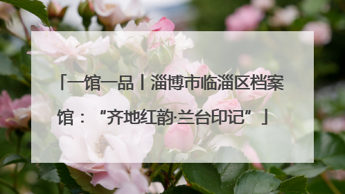 一馆一品丨淄博市临淄区档案馆：“齐地红韵·兰台印记”