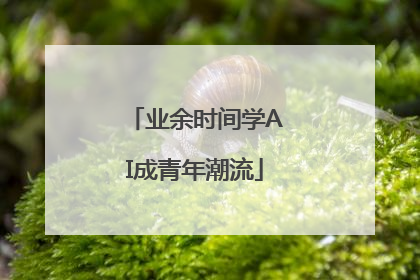 业余时间学AI成青年潮流