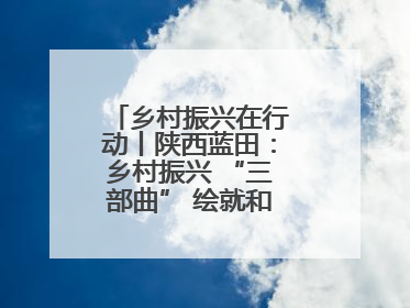 乡村振兴在行动丨陕西蓝田：乡村振兴 “三部曲” 绘就和美乡村新画卷