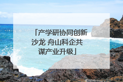 产学研协同创新沙龙 舟山科企共谋产业升级