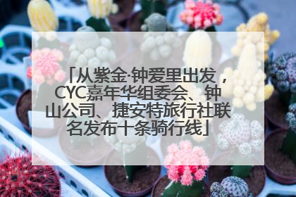 从紫金·钟爱里出发，CYC嘉年华组委会、钟山公司、捷安特旅行社联名发布十条骑行线