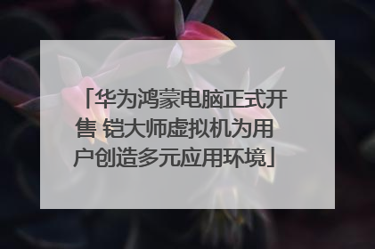 华为鸿蒙电脑正式开售 铠大师虚拟机为用户创造多元应用环境