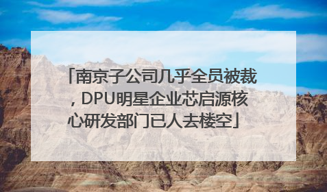 南京子公司几乎全员被裁，DPU明星企业芯启源核心研发部门已人去楼空