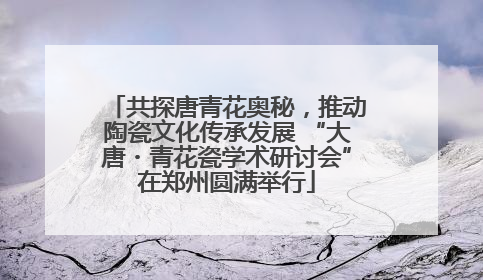 共探唐青花奥秘，推动陶瓷文化传承发展 “大唐・青花瓷学术研讨会”在郑州圆满举行