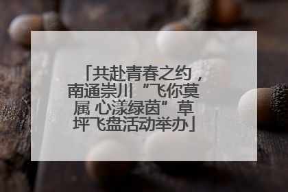 共赴青春之约，南通崇川“飞你莫属 心漾绿茵”草坪飞盘活动举办
