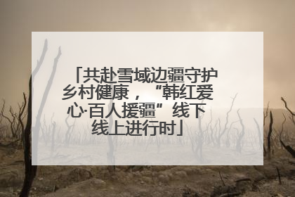 共赴雪域边疆守护乡村健康，“韩红爱心·百人援疆”线下线上进行时