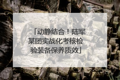 动静结合！陆军某团实战化考核检验装备保养质效