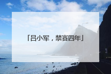 吕小军，禁赛四年