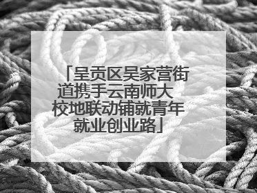 呈贡区吴家营街道携手云南师大 校地联动铺就青年就业创业路
