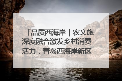 品质西海岸｜农文旅深度融合激发乡村消费活力，青岛西海岸新区的乡村振兴实践
