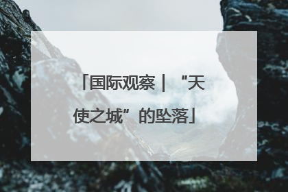 国际观察｜“天使之城”的坠落