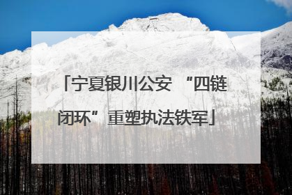 宁夏银川公安 “四链闭环”重塑执法铁军