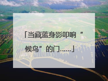 当藏蓝身影叩响“候鸟”的门……