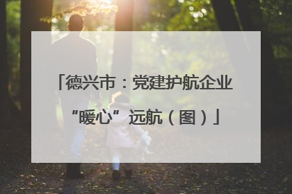 德兴市：党建护航企业“暖心”远航（图）