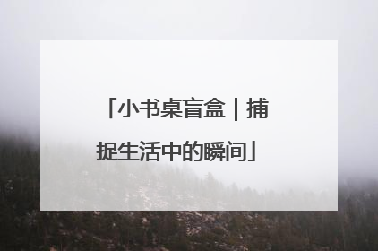 小书桌盲盒｜捕捉生活中的瞬间
