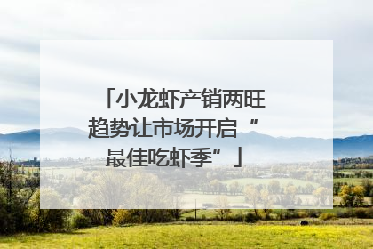 小龙虾产销两旺趋势让市场开启“最佳吃虾季”
