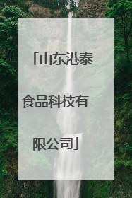 山东港泰食品科技有限公司