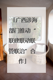 广西涉海部门推动“联建联动联管联治”合作