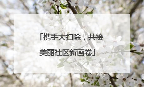 携手大扫除，共绘美丽社区新画卷