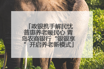 政银携手解民忧 普惠养老暖民心 青岛农商银行“银银享”开启养老新模式