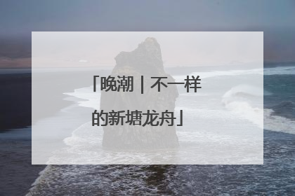 晚潮｜不一样的新塘龙舟