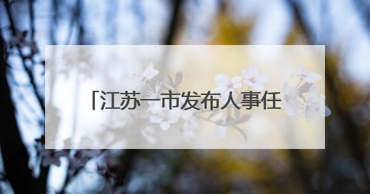 江苏一市发布人事任免，涉及副市长等