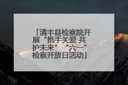 清丰县检察院开展“携手关爱 共护未来”“六一”检察开放日活动
