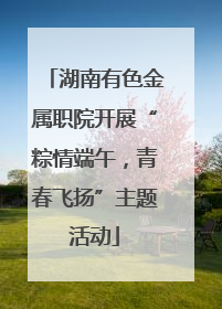 湖南有色金属职院开展“粽情端午，青春飞扬”主题活动