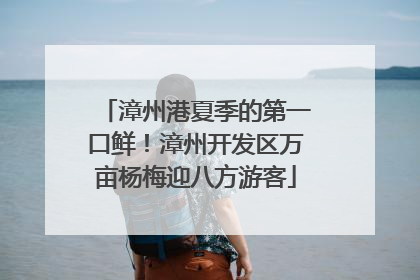 漳州港夏季的第一口鲜！漳州开发区万亩杨梅迎八方游客