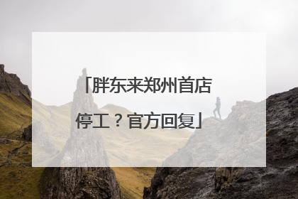 胖东来郑州首店停工？官方回复