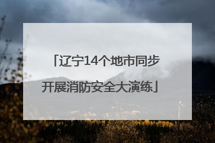 辽宁14个地市同步开展消防安全大演练