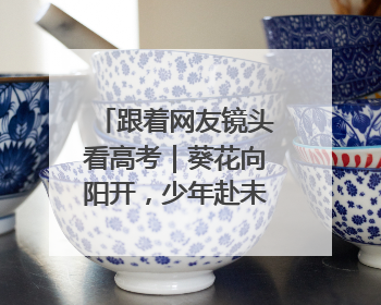 跟着网友镜头看高考｜葵花向阳开，少年赴未来，安乡高考首日的希望图景